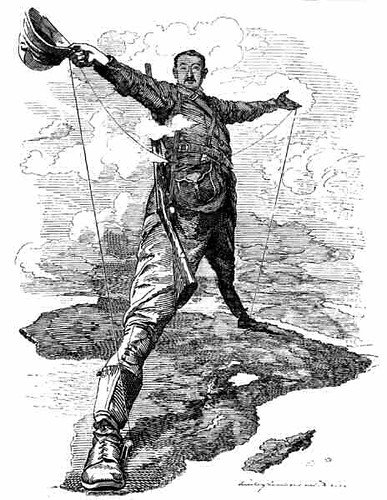 Cecil Rhodes Straddling Africa Cecil Rhodes Straddling Africa