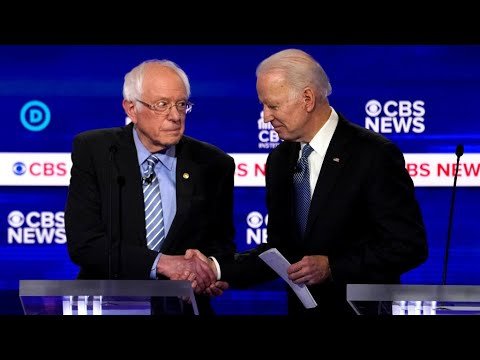 Primaires de'mocrates : premier duel entre Joe Biden et Bernie Sanders Couronne' dans plusieurs tats la semaine dernire lors du .Super Tuesday., Joe Biden veut s'imposer de nouveau, mardi, sur son rival Bernie Sanders., From YouTubeVideos