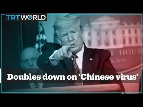 Trump doubles down on calling coronavirus the 'Chinese virus' US President Trump doubled down on calling the coronavirus the .Chinese virus. during a briefing in the White House, where journalists asked him about the ..., From YouTubeVideos