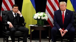 President Donald Trump and Ukrainian President Volodymyr Zelensky