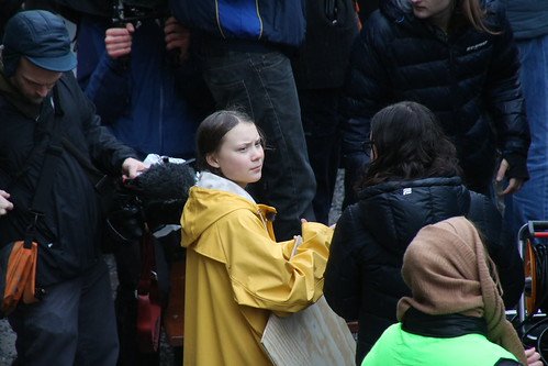 Greta Thunberg p Mynttorget, Stockhom Greta Thunberg p Mynttorget, Stockhom