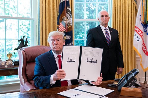 President Trump Signs an EO Sanctioning Iran President Trump Signs an EO Sanctioning Iran