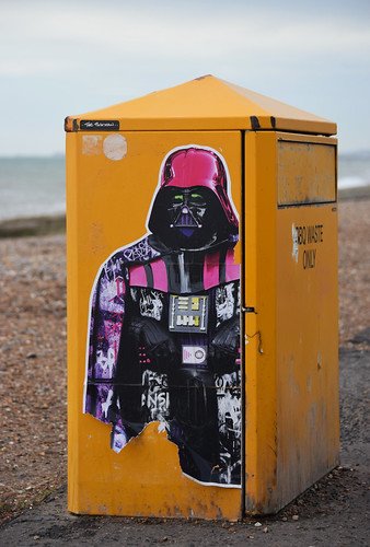 Darth Vader Guards a Trash Compactor, From FlickrPhotos